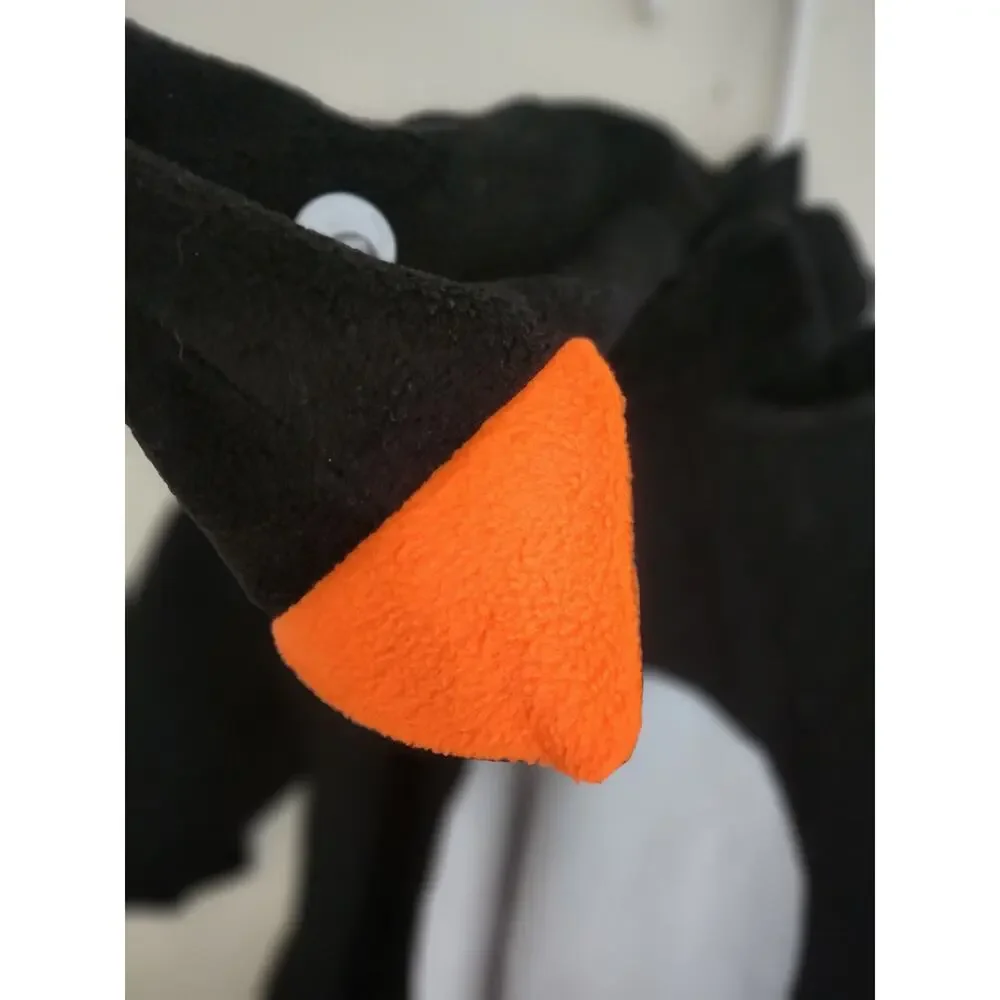 1-3 years Handmade penguin costume gender neutral bow is removable